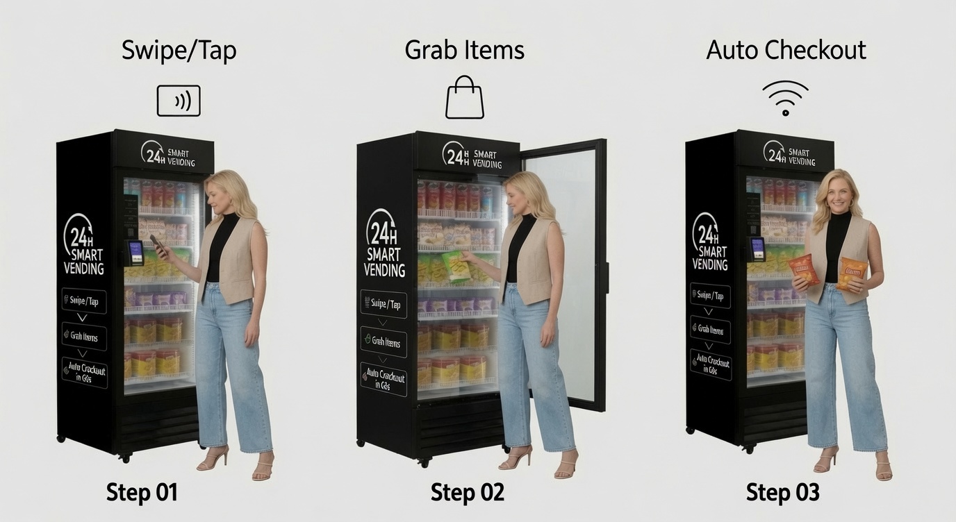 HAHA Smart Vending Steps